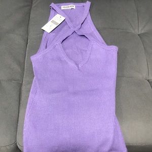 Body suit lavender fashion nova new with tags